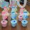 flowerpot business lovely gifts baby shower bottle cute card holder