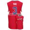 Dongguan Yihao 100% Polyester Men Latest Basketball Jersey Design Custom Printed Basketball Jersey V-neck Basketball Uniform