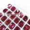 Nice Color Fuchsia Crystal Oval Fancy Loose Stone Beads