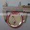 New metal button badge with safty metal pin
