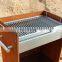 Outdoor Heater Corten Steel Fire Pit and Stainless Steel Grill