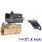 Explosion proof solenoid valve 1-1/2" 2 inch 24VDC 220V AC Normally close 2W400-40 2W500-50 large gas minera valve