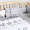2020 New Skin-Friendly Multiple Printed Baby Crib 4 Pieces Bedding Set