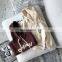Baby Girls Casual  letter print  fleece hoodie sweatshirt sweater beige 2 colors 4 size