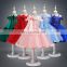 2020 Summer Fluffy Mesh Girls Dresses Off-Shoulder Kids Costume Wholesale Children's Party Dress