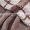 Wholesale Luxury Thick Double Layer Bonded Custom Printed Sherpa Blanket with Flannel Lined