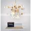Hot sale modern creativity lighting metal frame glass lampshade pendant lamp lighting