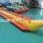 factory pvc Tarpaulin Inflatable banana boat ,inflatable sport game for sale