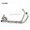 Universal muffler pipe carbon fiber stainless steel  motorcycle exhaust pipe  MT-07