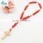 Red Rosary with Communion Cup Cross