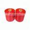 High Tenacity 1200D Pp Yarn Twisted Red For Sewing Bag