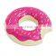 Hot sale PVC inflatable doughnut swim ring water supply on sports custom LOGO pool swimming ring