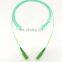 1.6mm sc/apc Jarretiere optique fibres sm core simplex scapc 1m 2m 3m 3.5m white fiber optical aqua 1.6mm patch cords