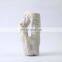 2021 New Fashion  Modern Nordic Designed White Matte Ceramic Porcelain Flower Vase for Home Decor