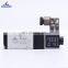 High Precision 4V Series G Type Thread Size 5/2 Way Aluminum Alloy Single Coil Multi Size Pneumatic Solenoid Valve