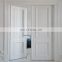White painting solid wood bifold closet doors for wardrobe