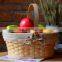 Rectangular wooden basket storage wood chip basket