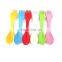 Multi Color Food Grade Plastic Cooking Spoon Fork With Customized Logo