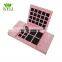 Custom logo empty cardboard makeup palette folding eyeshadow compact packaging