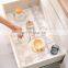 Wholesale adjustable acrylic knife spoon plastic mini divider clear kitchen cabinet desk organizer tray plastic drawer organizer