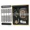 4 Buttons Remote Flip Folding Car Key Shell Case ,leather key holder fob replacement for