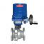 2 Ways ANSI Flange WCB Motorized Electric Ball Valve with Explosion proof Actuator Regulation Type