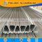 Custom different sizes aluminium quarter round tube , triangle aluminum pipes , aluminum half round tubes