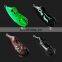 3D Eyes Silicone frog bait Silicone Frog Rotating Sequins Wobblers Fishing frog Lures