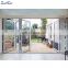Superhouse high quality aluminum bi fold garage doors exterior bi folding glass door for house