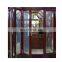 Factory Wholesale Price Aluminum Frame Glass Door Accordion Black Aluminum Bi-folding Type Folding Door With Modern Design