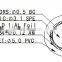 3C2V coaxial cable 9.5TV Connector TV cable 75Ohm TV Antenna Connector Cable
