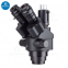 AmScope  7X-45X Continuous-Zoom Trinocular Stereo Microscope Head