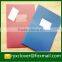PP stationery A4 L shape plastic folder with slash pocket