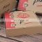 Wholesale Cheap  Kraft Paper Corrugated Printed Pizza Packing Box Black Carton Box Supply Custom Pizza Boxes With Logo