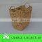 high quality handwoven water hyacinth laundry basket for home