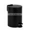 Modern Houseware Products 410 Stainless Steel 12L Pedal Trash Bin with Cover closing Slowly and Mutely Round Trash Can