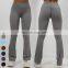 Custom Ladies New Workout Tight Sports Pant Gym Fitness Stretch Leggings High Waist Scrunch Butt Lifting Flare Yoga Pants Women