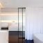 bathroom office glass partition wall Soundproof interior building room divider glass office partition sliding door