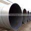 Round Welded Steel Pipes Hot Rolled Black Painted Boiler Pipe Non-oiled Welding Carbon Steel Spiral Weld Pipe