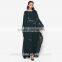 OEM Supply Women Fashion Maxi Dress Design Long Sleeve Muslim Clothing Abaya Fashion D243