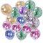 Wedding Decoration Birthday Party Decoration 12 Inch Paper Sequin Transparent Balloons Stuff Golden Bubble Confetti Balloon