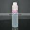 whosale small clear plastic bottles, 15ml ldpe bottles, plastic jar with lid