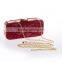 wedding clutch bag metal frame lace bag for lady