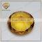 Golden-Yellow Gemstone Good Quality and Low Price Glass Gemstone