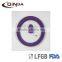 LFGB approved colorful silicone glass lid with knob