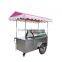 coffee cart push ice cream cart trailer cart