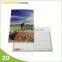 2016 new design Cheap Souvenir Gifts Printing 3D Lenticular Postcard