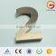 Advertising mirror polished colored stainless steel metal number letter 3d signage