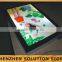 Frameless wall-mounted super slim crystal light box
