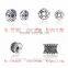 925 Sterling Silver Charms CZ Micro Pave Beads For Jewelry Components From China